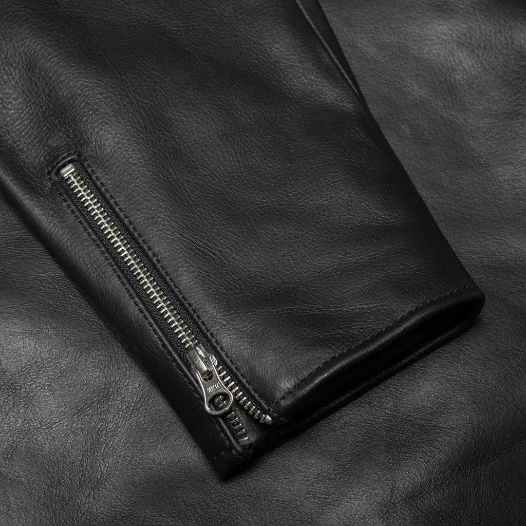 Eddy Rider Leather Jacket - Black