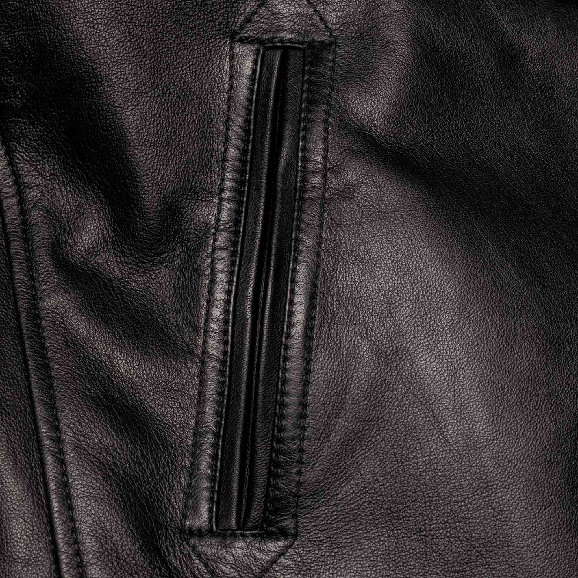 Nudie Jeans Ferry Leather Jacket - Black