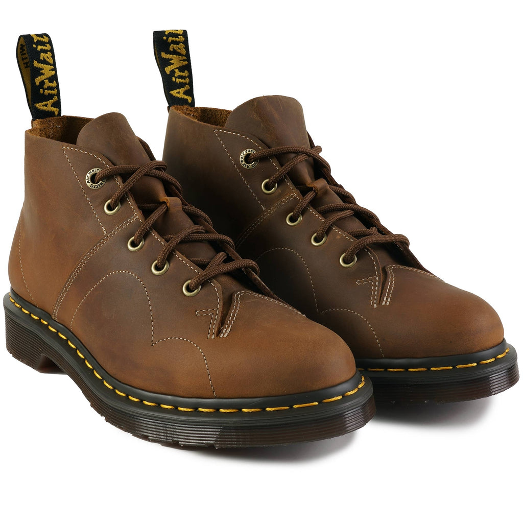 Burnished Waxy Church Monkey Boots - Tan