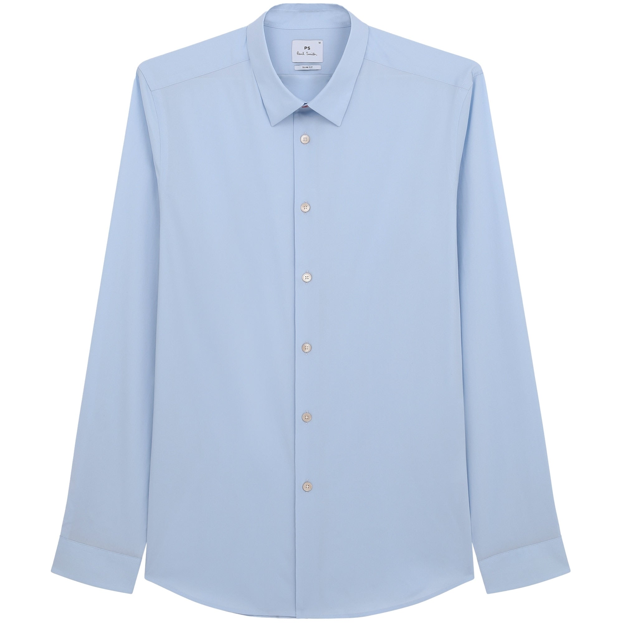 Paul Smith Long Sleeve Slim Shirt - Blue