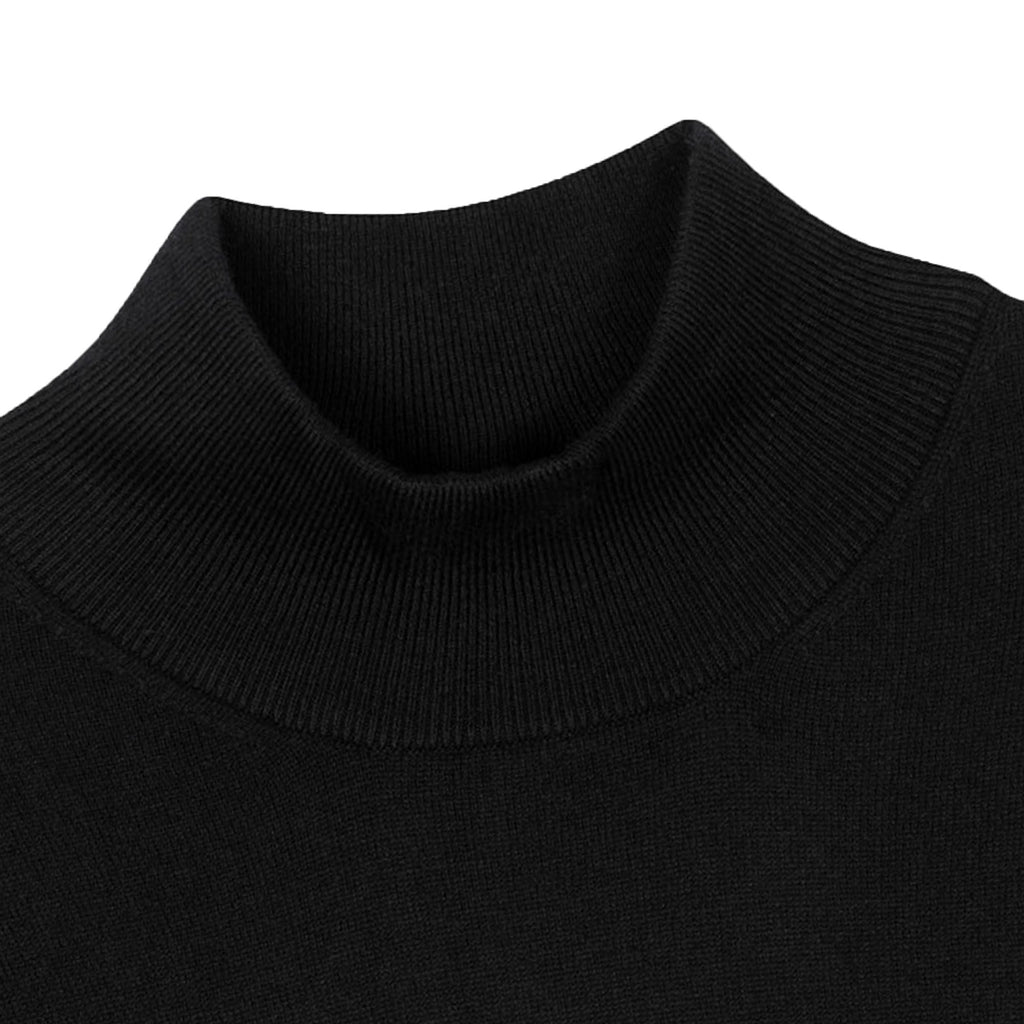 Roll Neck Jumper - Black