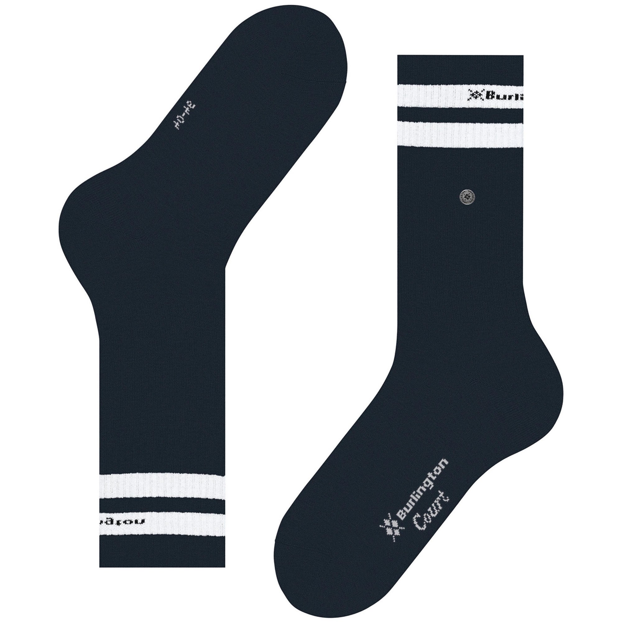 Court Socks - Navy