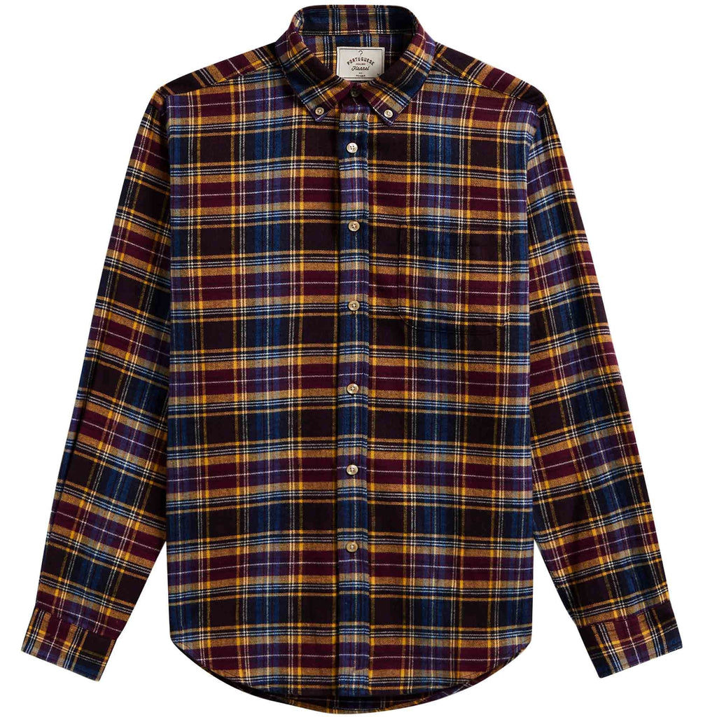 Portuguese Flannel Apollo Shirt - Blue