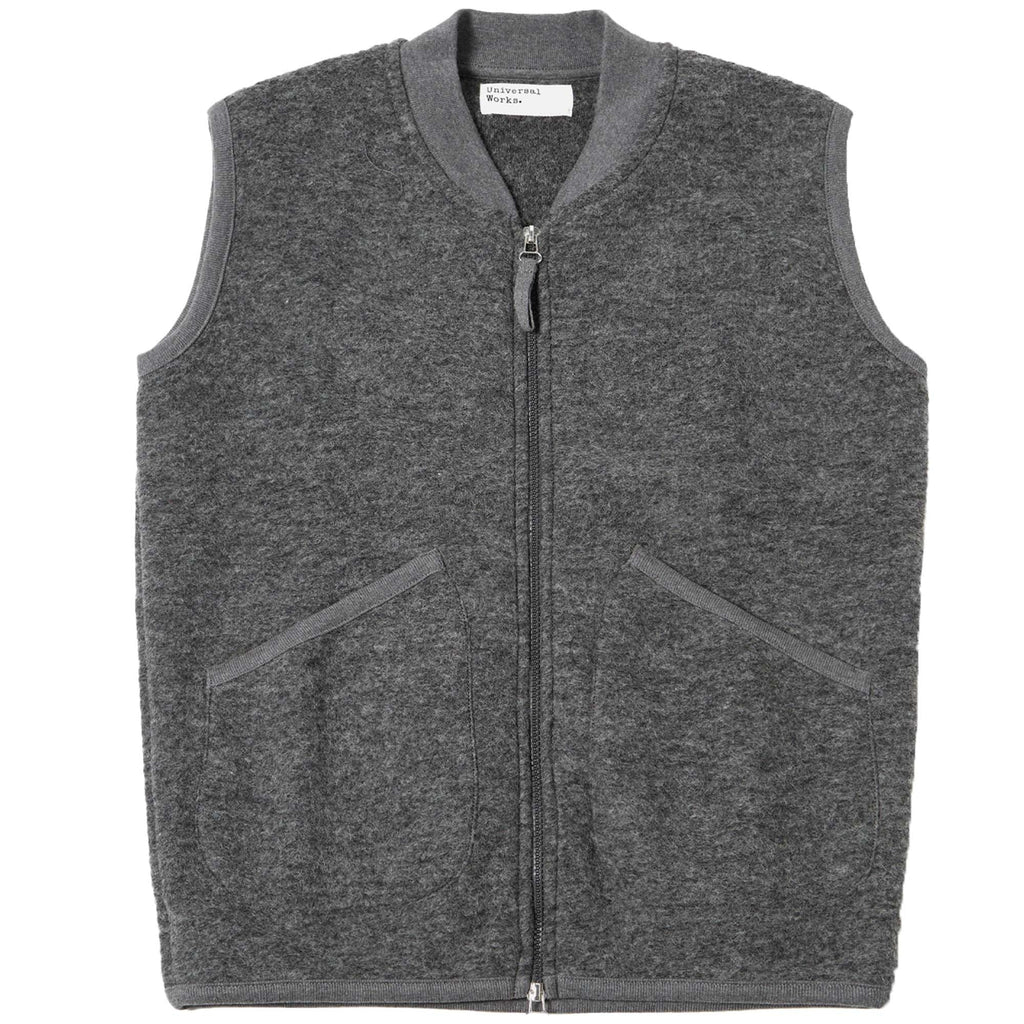 Universal Works Zip Waistcoat - Grey