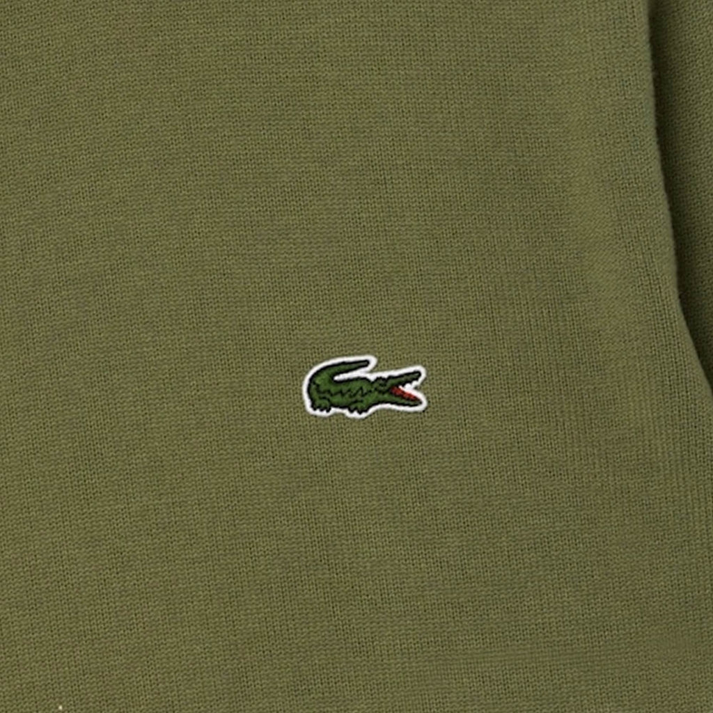 Lacoste Monochrome Crew Neck Sweater - Khaki