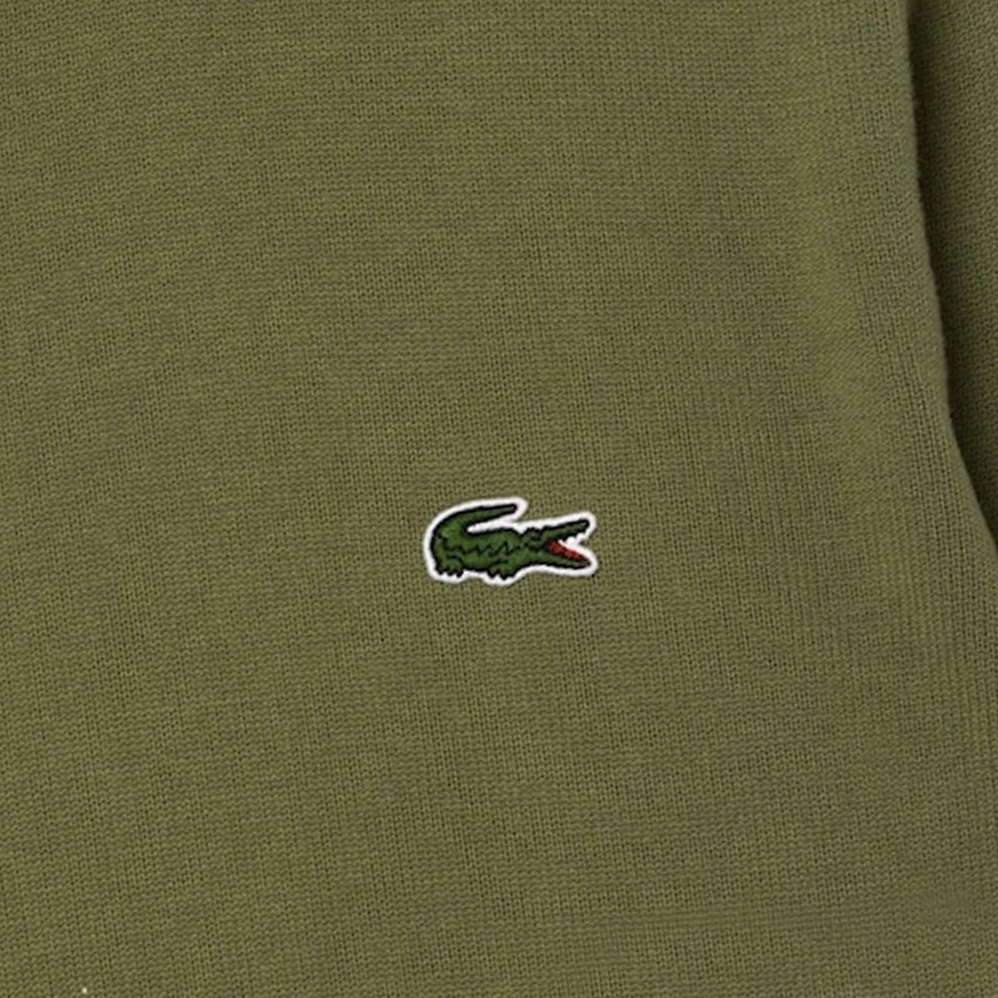 Lacoste Monochrome Crew Neck Sweater - Khaki