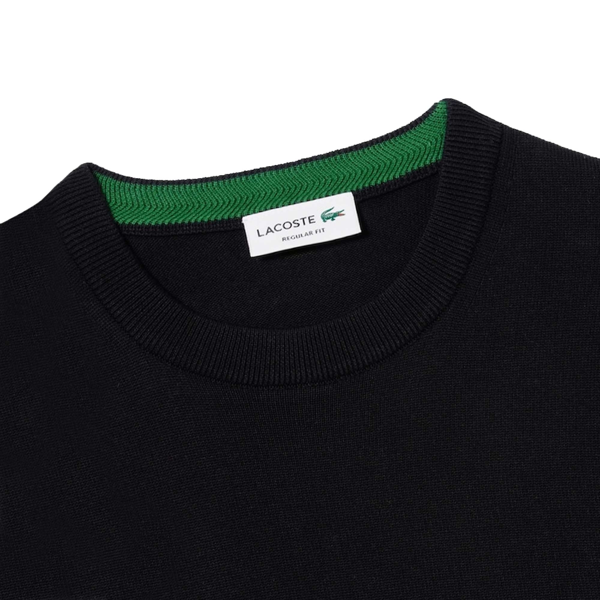 Monochrome Crew Neck Sweater - Black