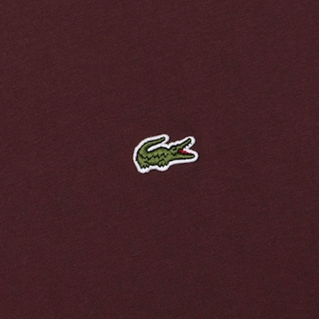 Lacoste Crew Neck T-Shirt - Bordeaux