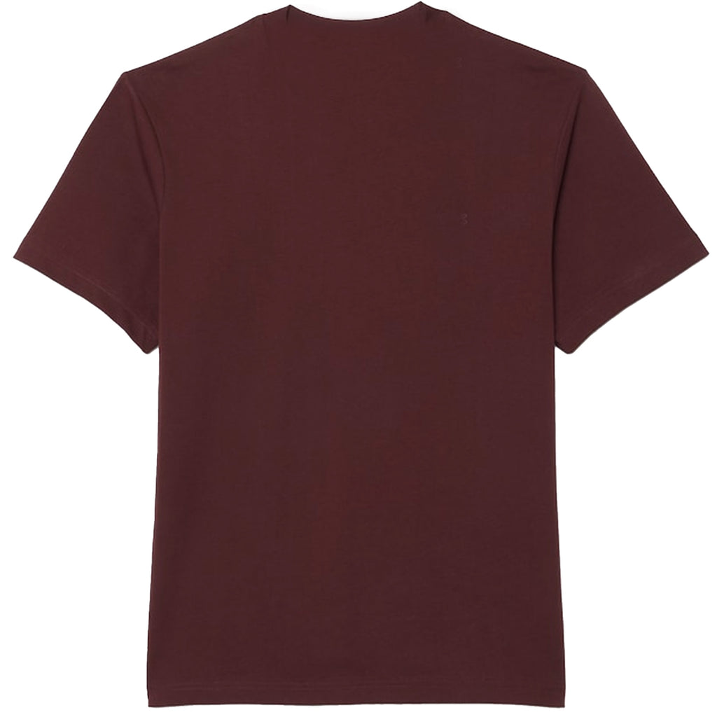 Lacoste Crew Neck T-Shirt - Bordeaux