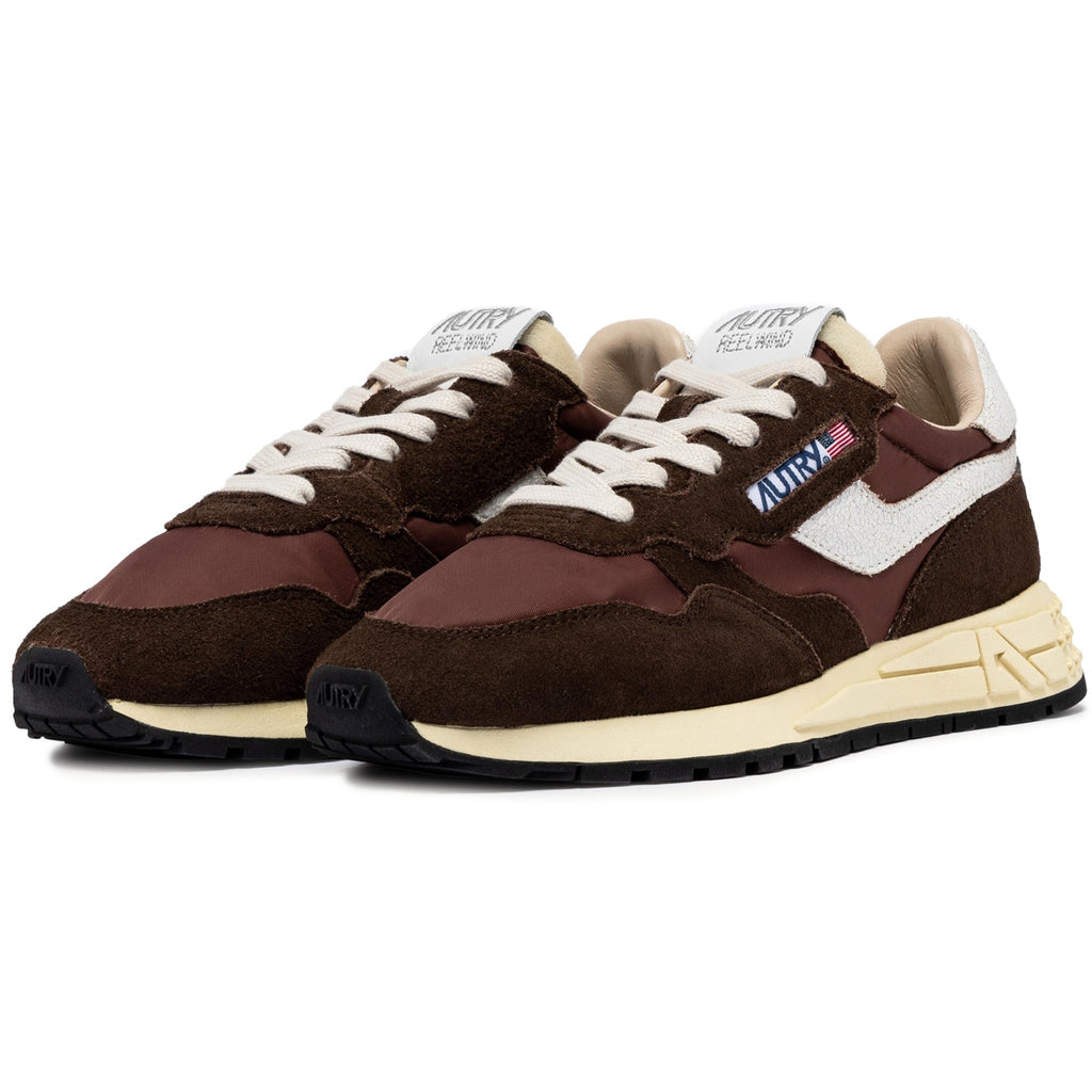 Autry Reelwind Low Sneaker - Ebony and White