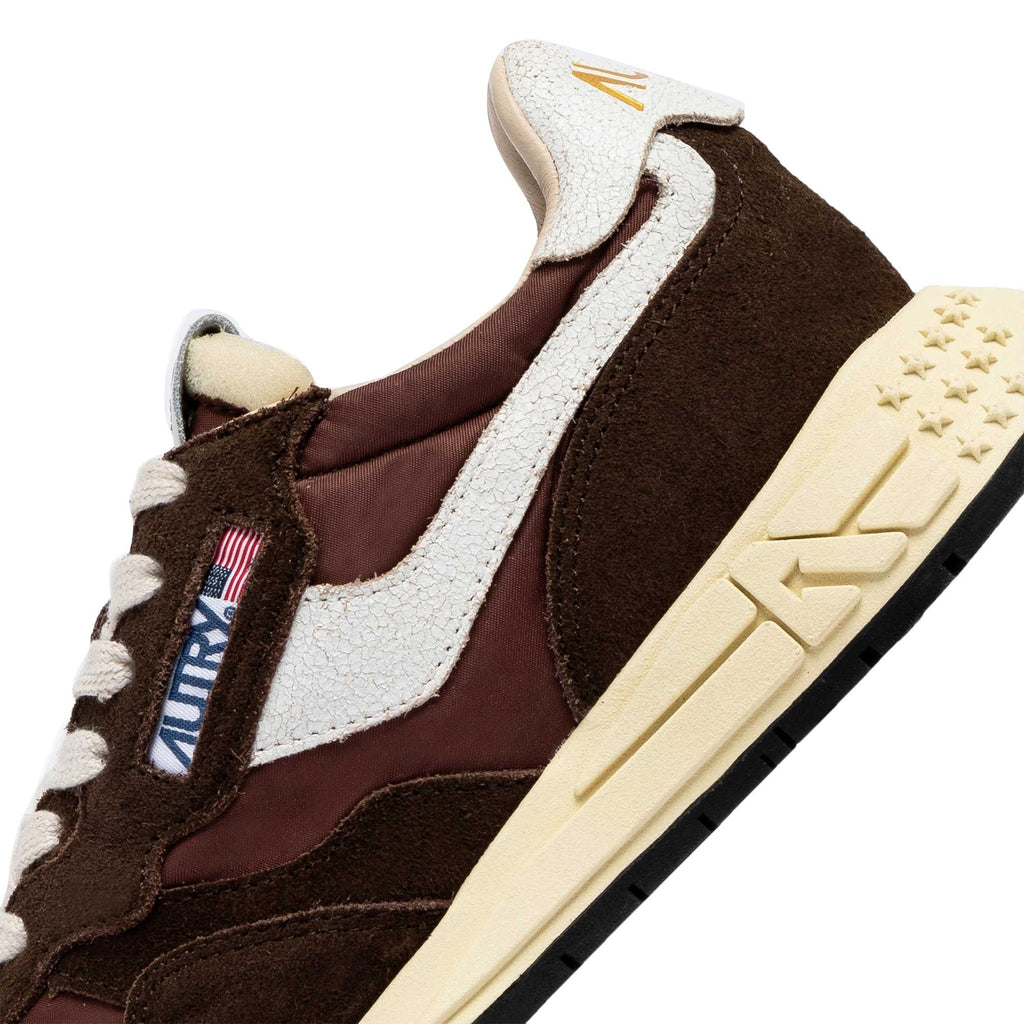 Autry Reelwind Low Sneaker - Ebony and White