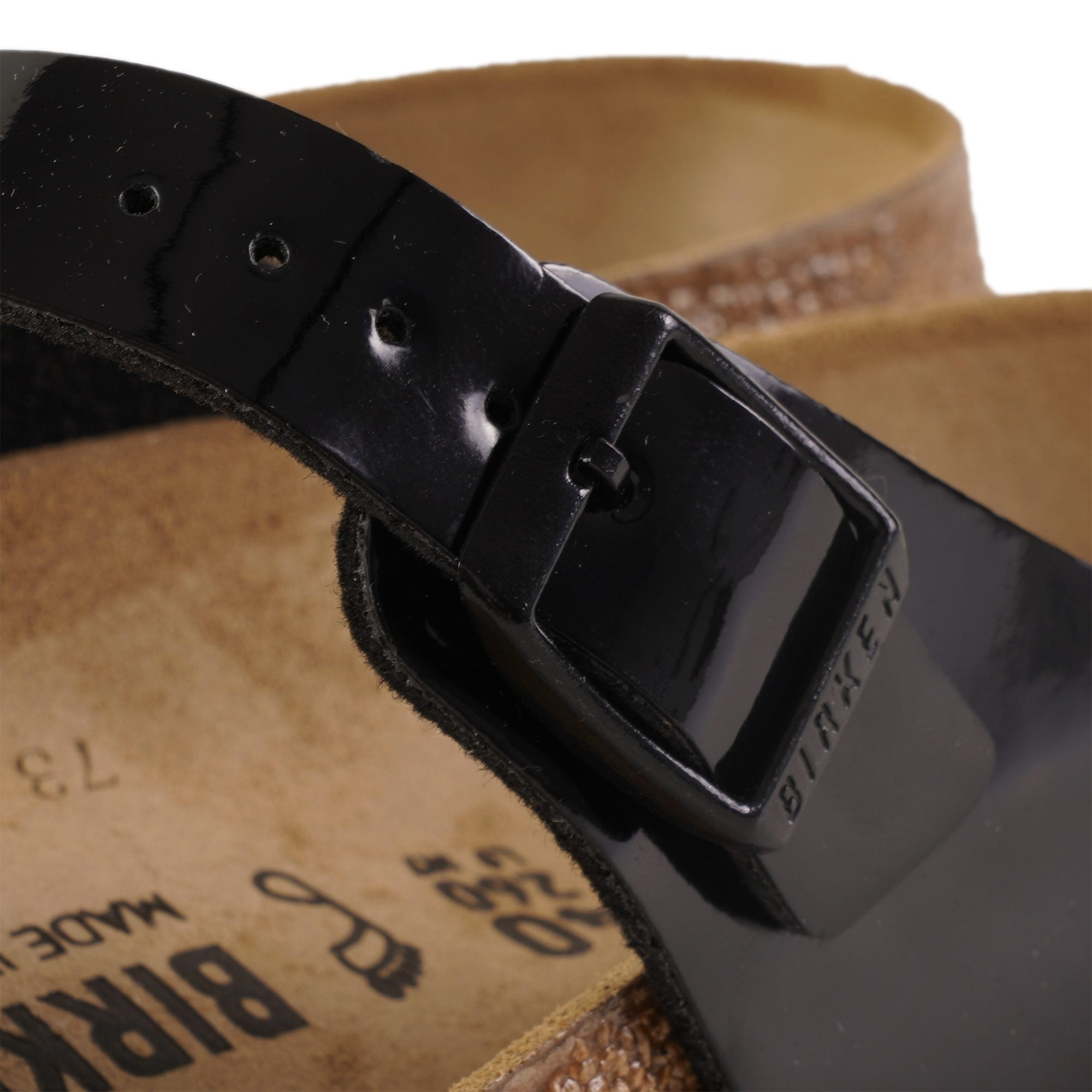 Birkenstock Womens Gizeh BS - Black Patent
