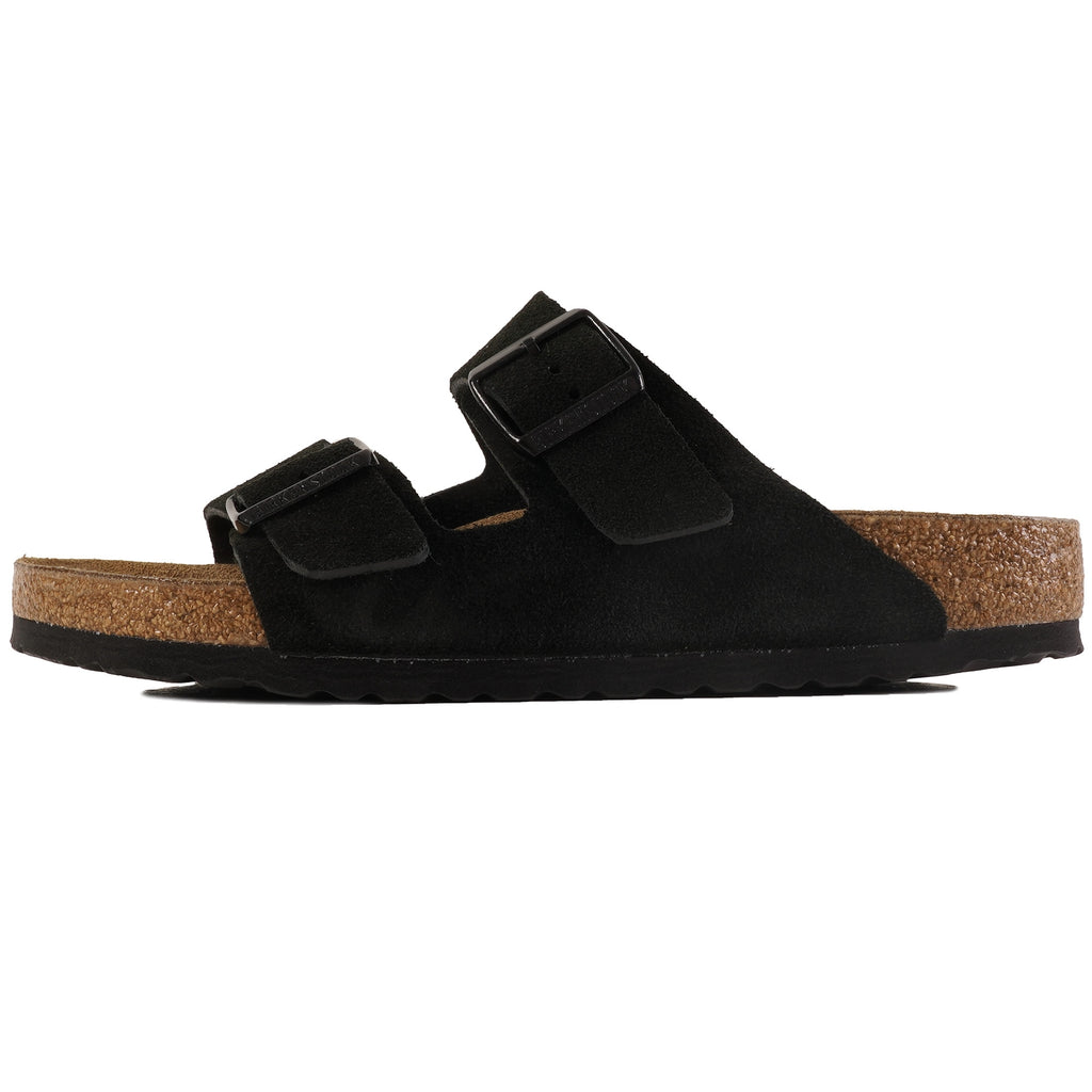 Birkenstock Womens Arizona Suede Leather - Black
