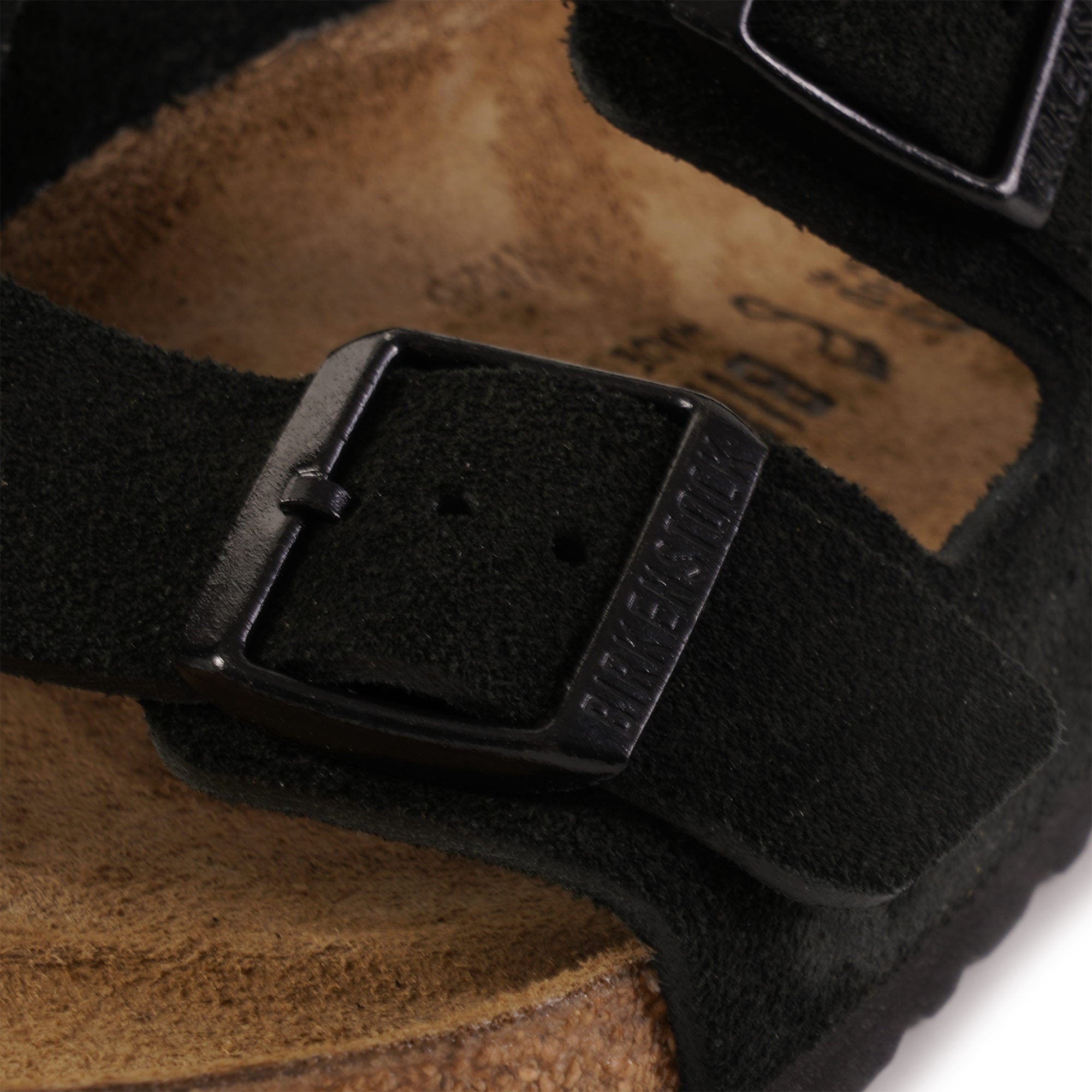 Birkenstock Womens Arizona Suede Leather - Black