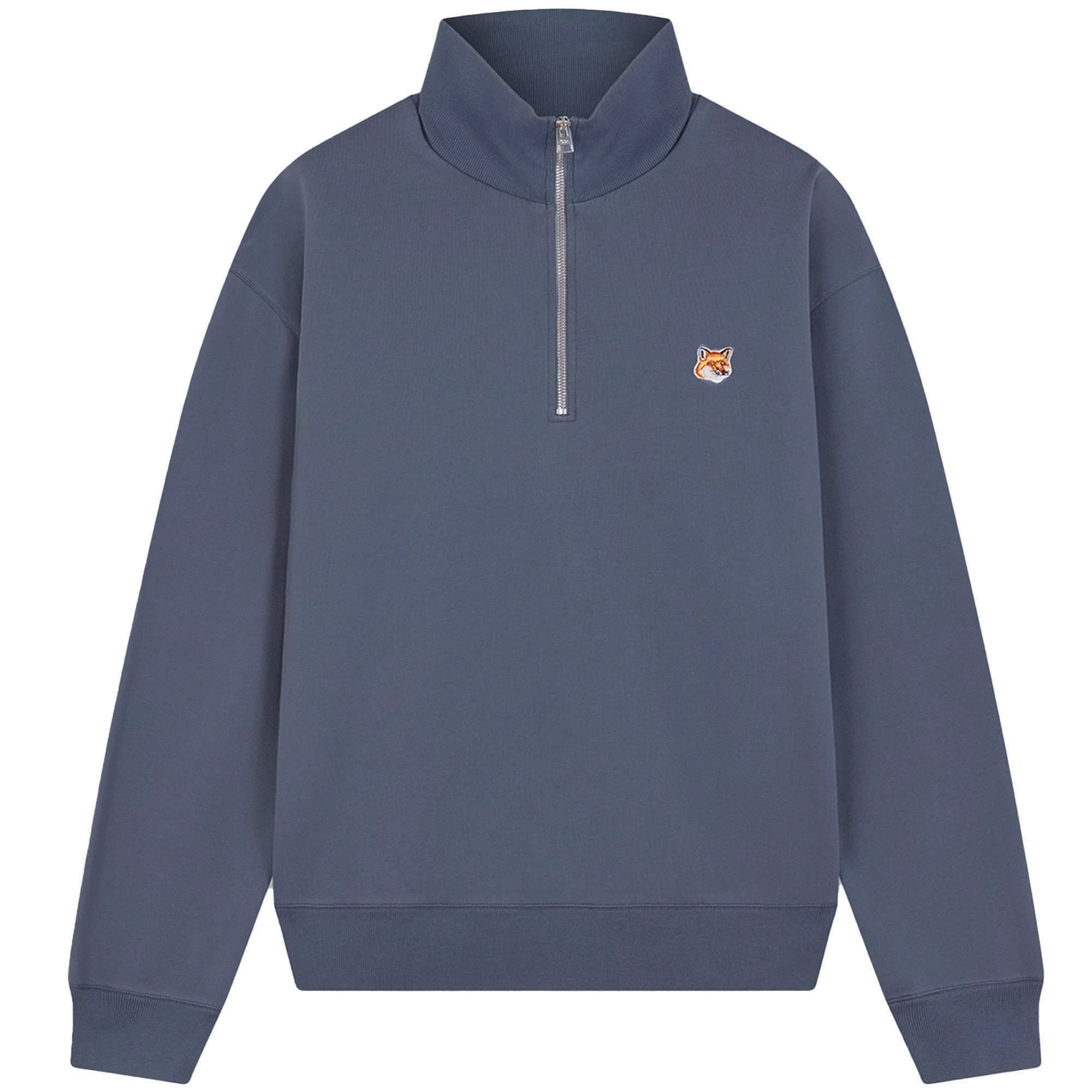 1/2 Zip Sweatshirt - Ink Blue