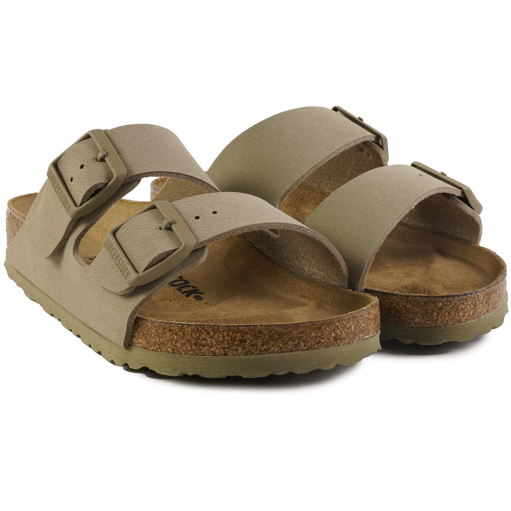 Birkenstock Womens Arizona Birko-Flor - Faded Khaki