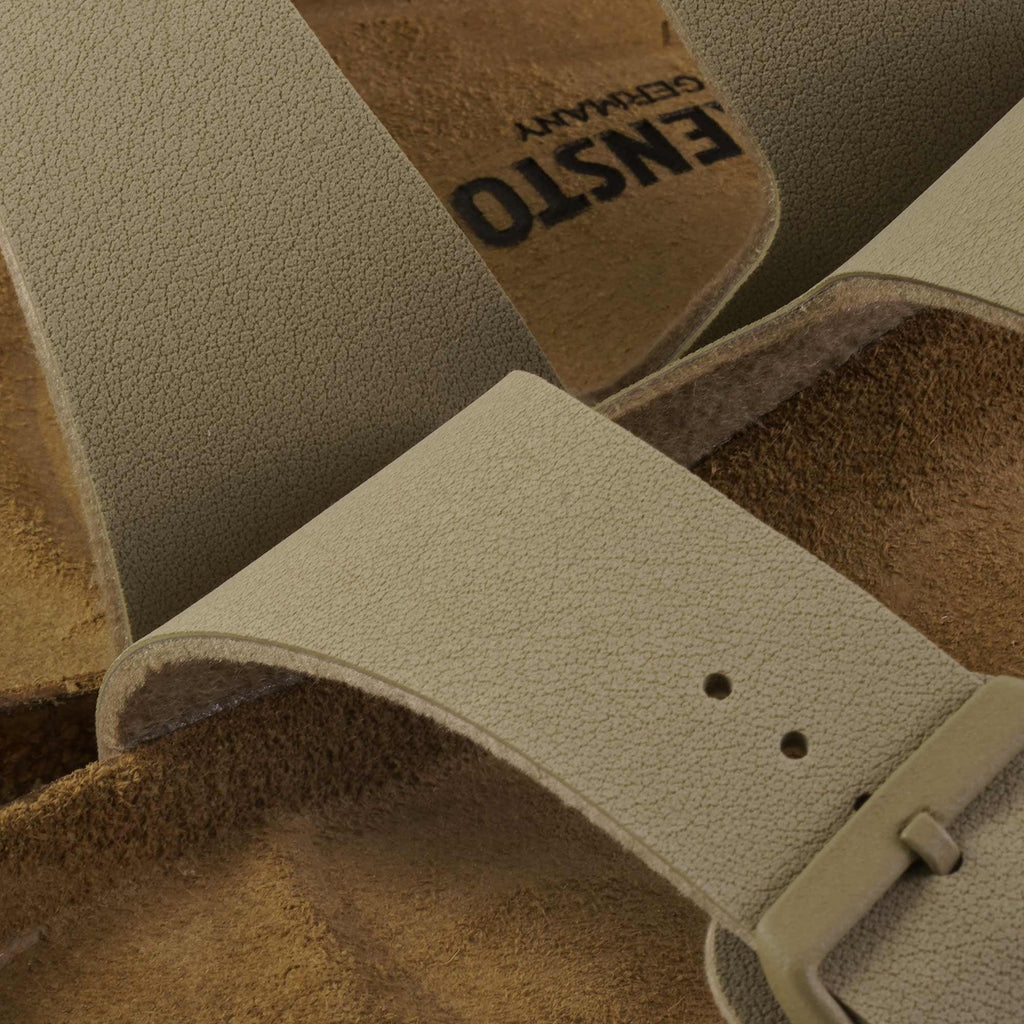 Birkenstock Womens Arizona Birko-Flor - Faded Khaki