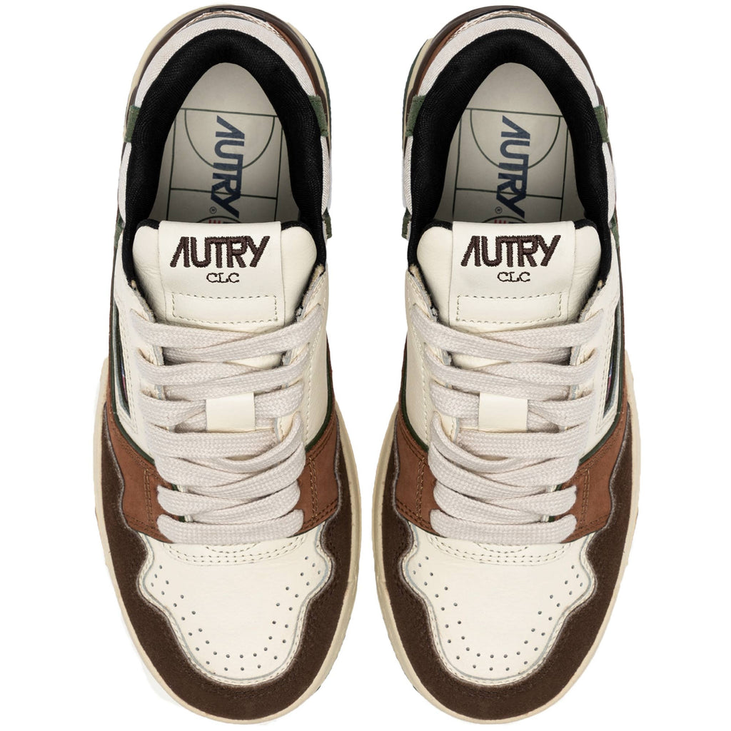Autry CLC Low Sneakers - Ebony and Military