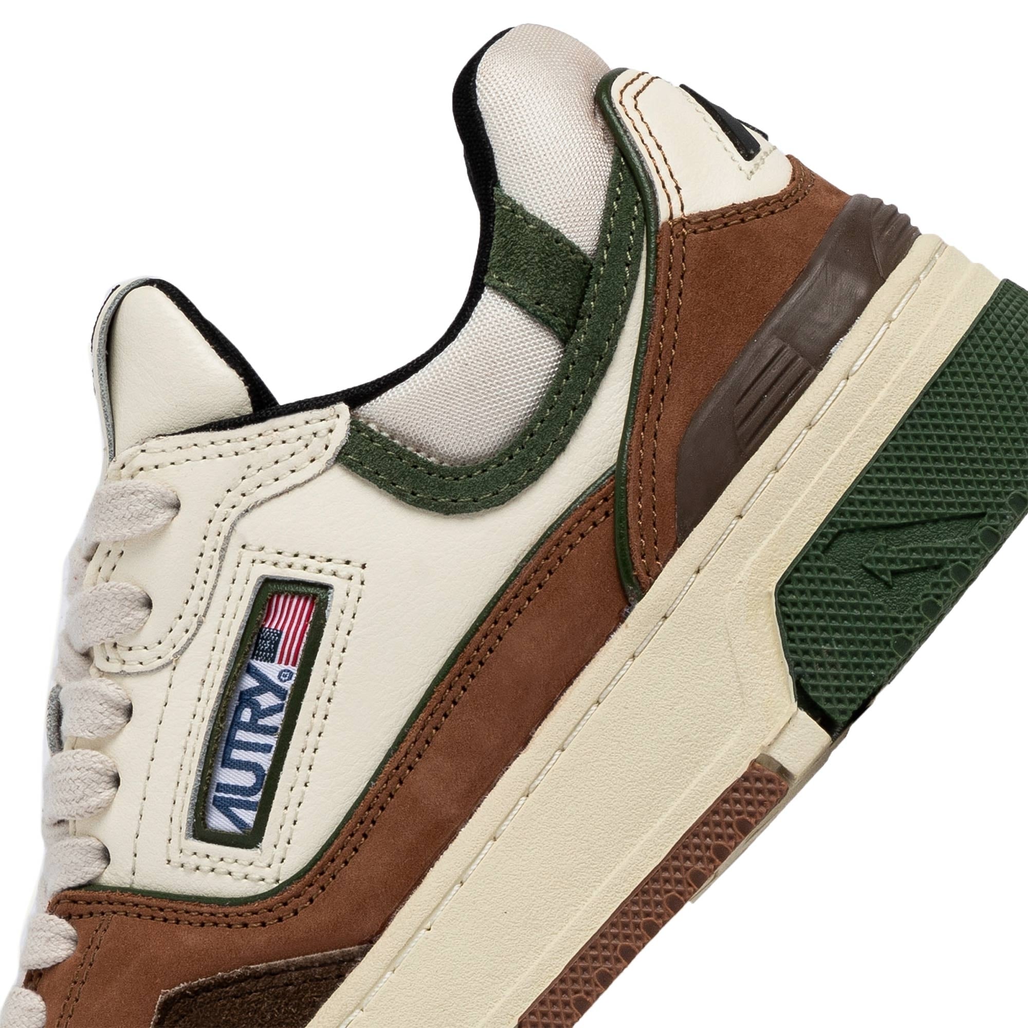 Autry CLC Low Sneakers - Ebony and Military