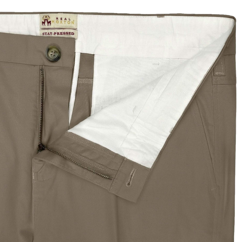 Stay Pressed Trousers - Khaki
