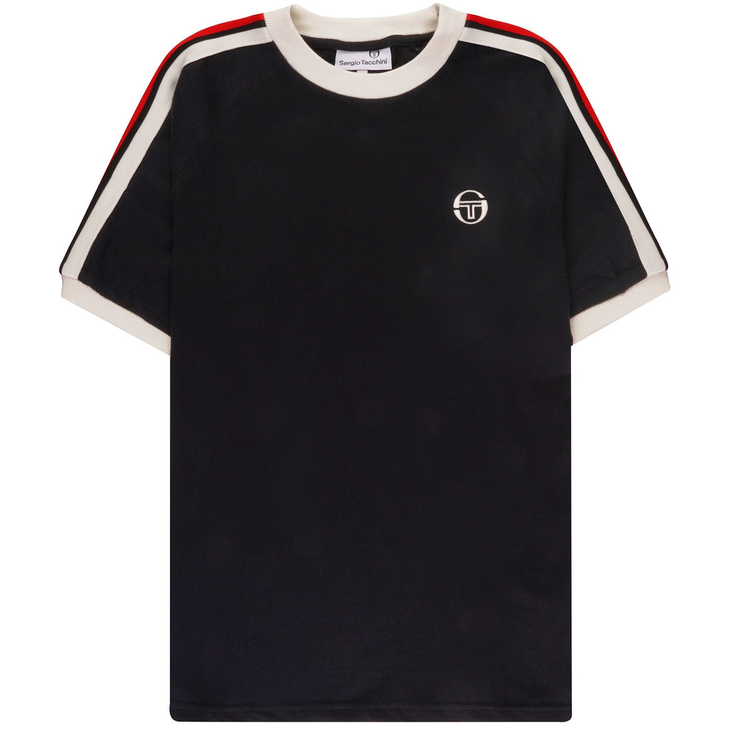 Sergio Tacchini Hadow Ringer T-Shirt - Black