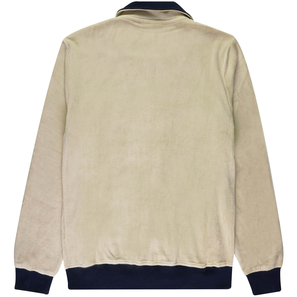 Sergio Tacchini Spencer Velour Track Top - Pelican