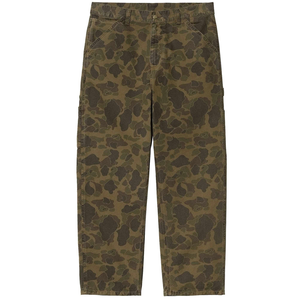 Carhartt WIP Duck Single Knee Pants - Camo Green