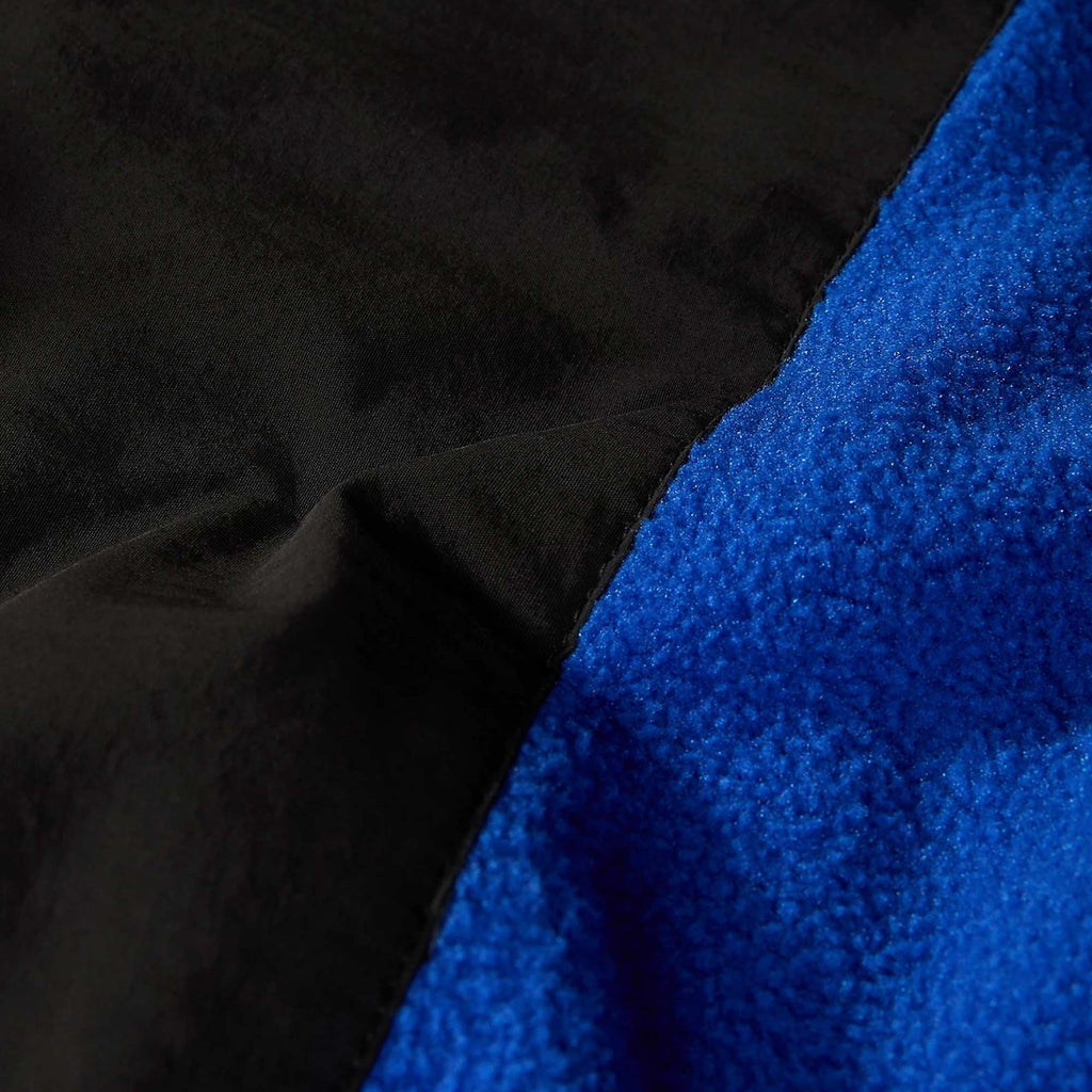 Retro Denali Fleece Vest - Blue and Black