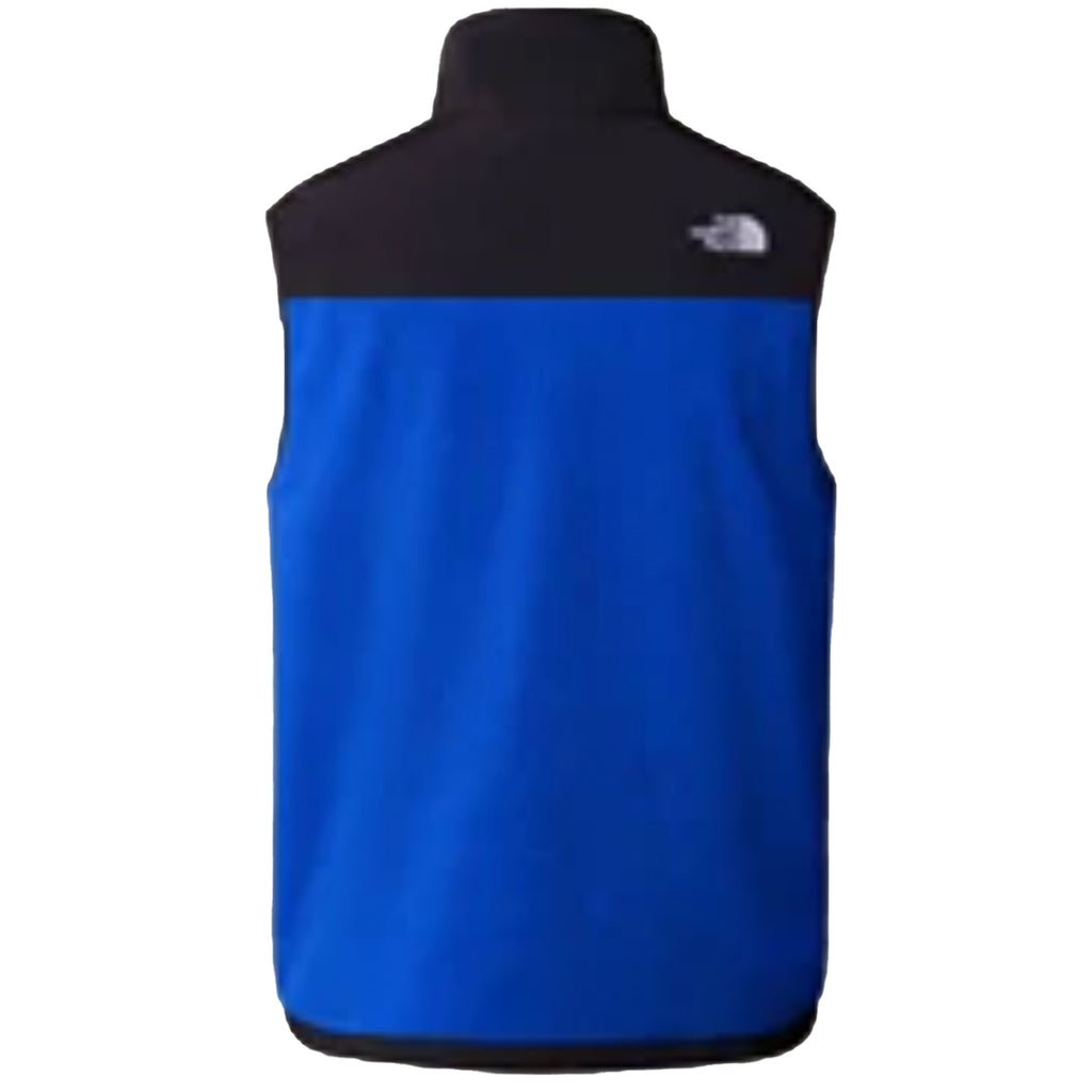 Retro Denali Fleece Vest - Blue and Black
