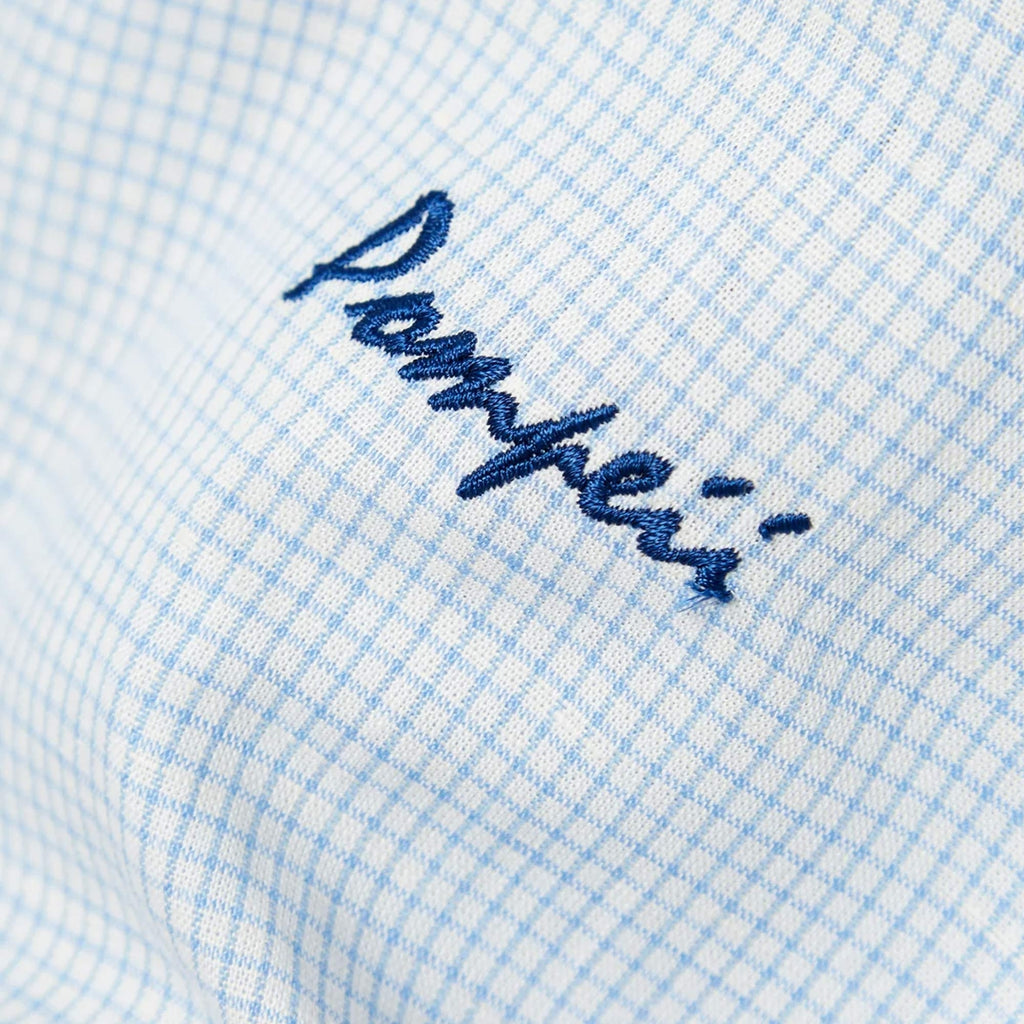 Pompeii x Pepsi Essentials Checked Shirt - Light Blue