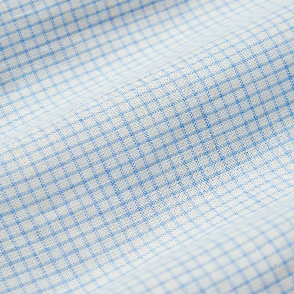 Pompeii x Pepsi Essentials Checked Shirt - Light Blue