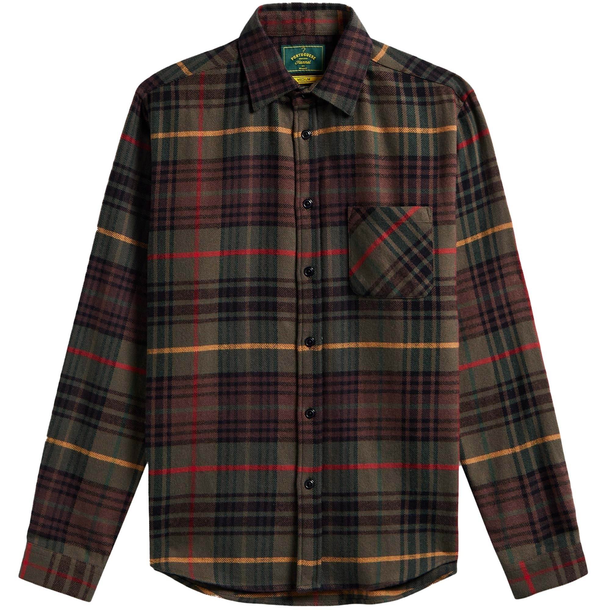 Portuguese Flannel Checked Shirt - Brown