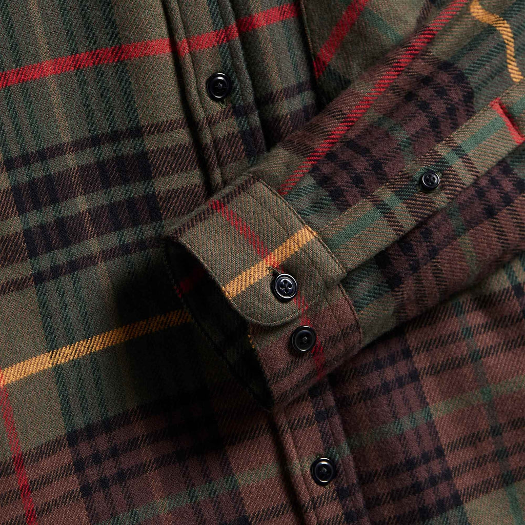 Portuguese Flannel Checked Shirt - Brown