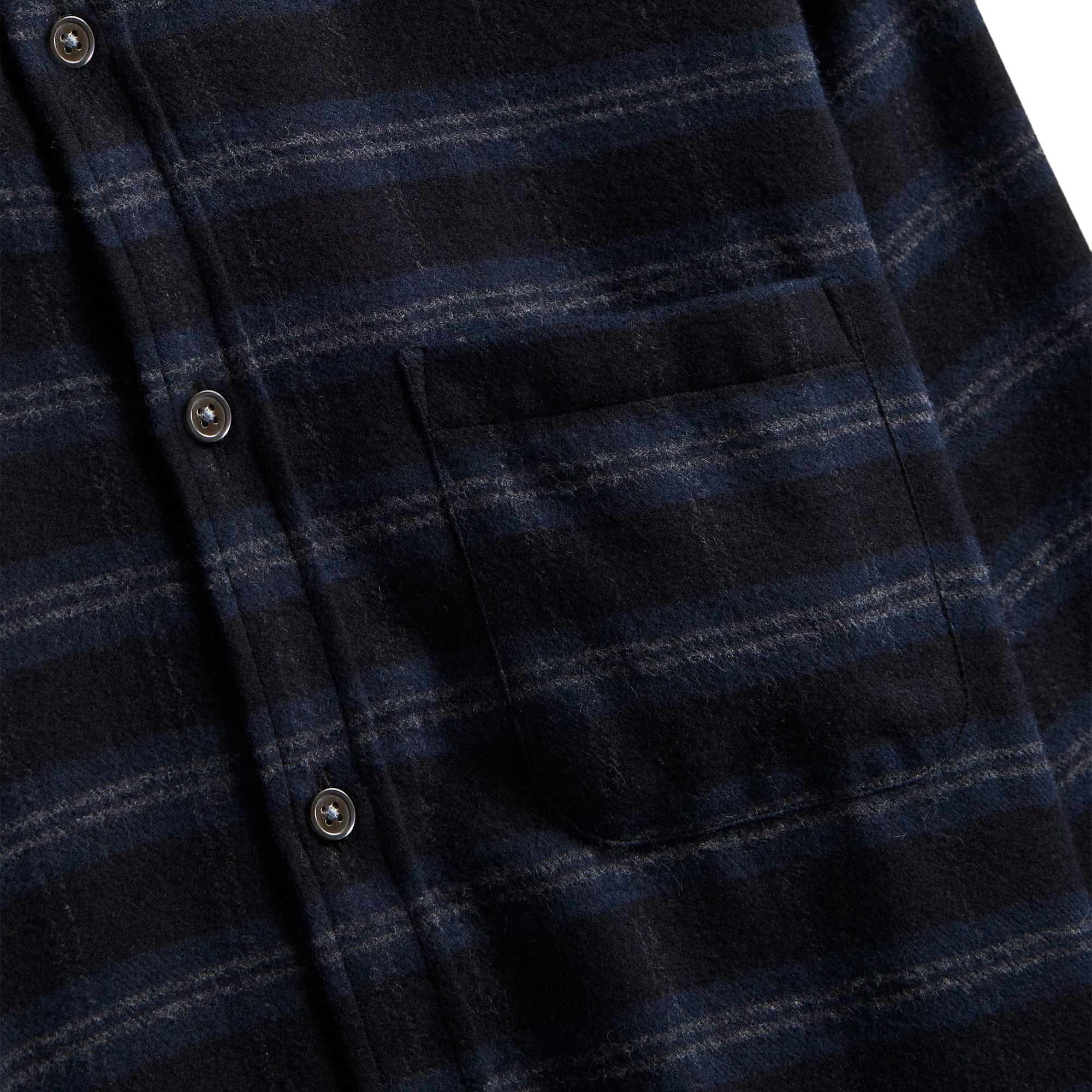 Portuguese Flannel Cachal Checked Shirt - Navy