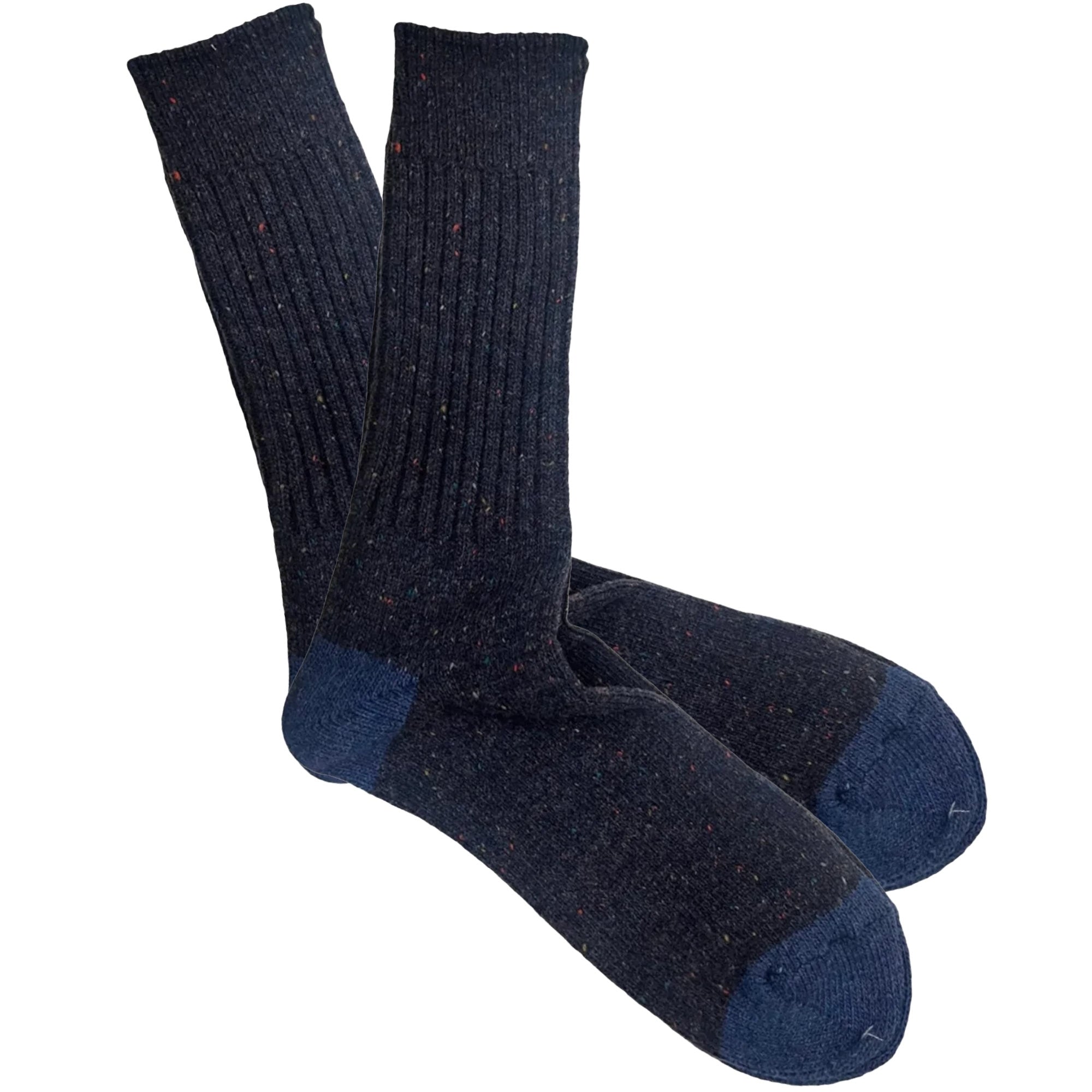 Anonymous Ism Tweed Nep Socks - Navy