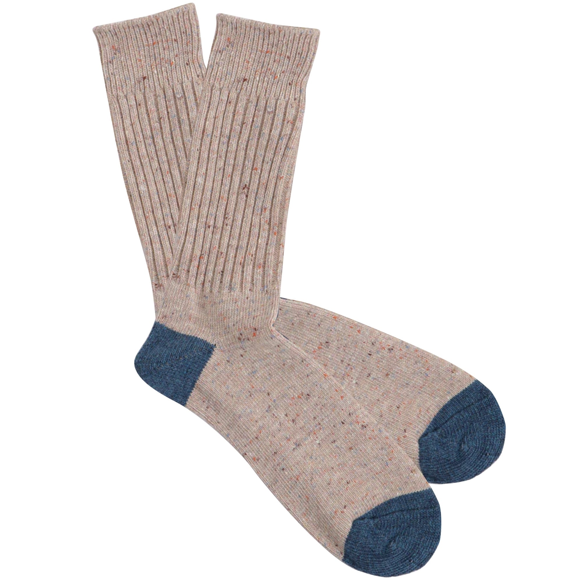 Anonymous Ism Tweed Nep Socks - Beige