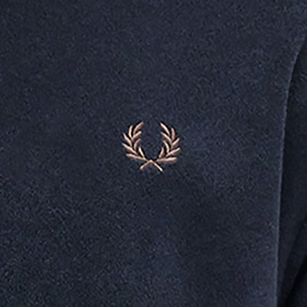 Fred Perry Relaxed Towelling T-Shirt - Navy