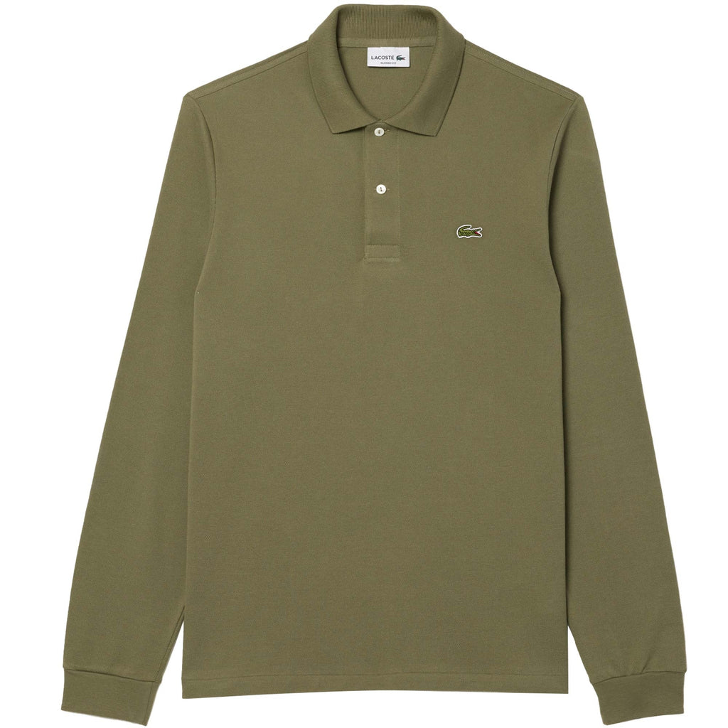 Lacoste Long Sleeve Polo Shirt - Vert Khaki