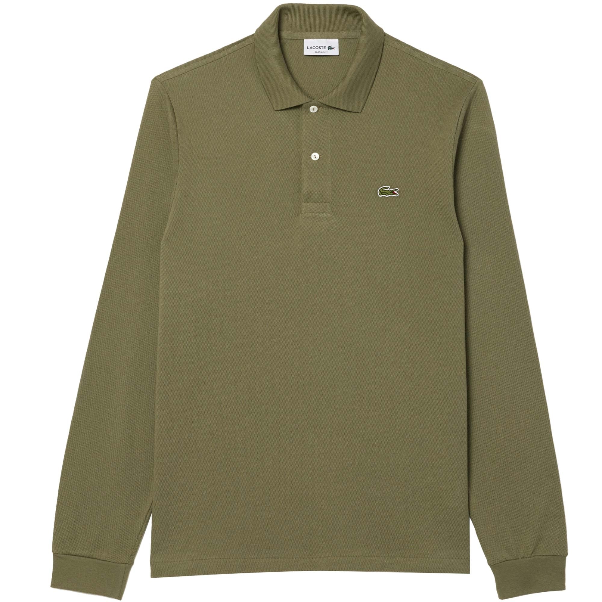 Lacoste Long Sleeve Polo Shirt - Vert Khaki