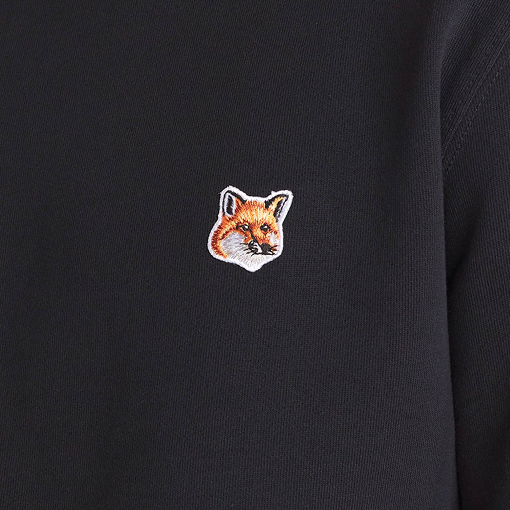 Maison Kitsune Fox Patch Logo Sweatshirt - Black
