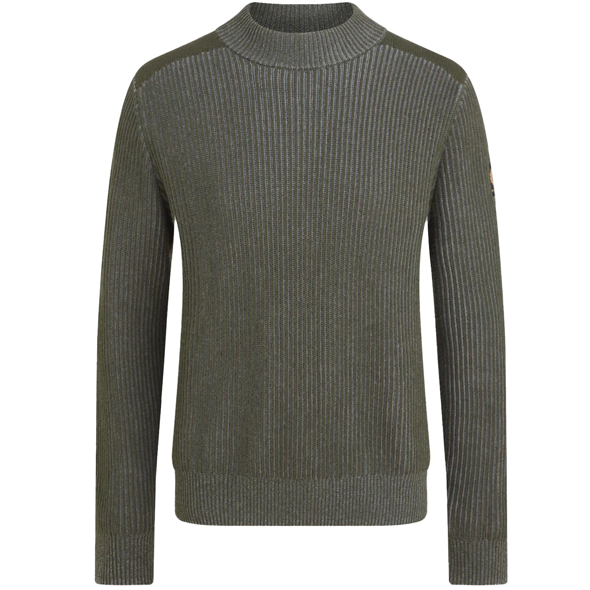 Belstaff Stanley Mock Neck Jumper - Tile Green