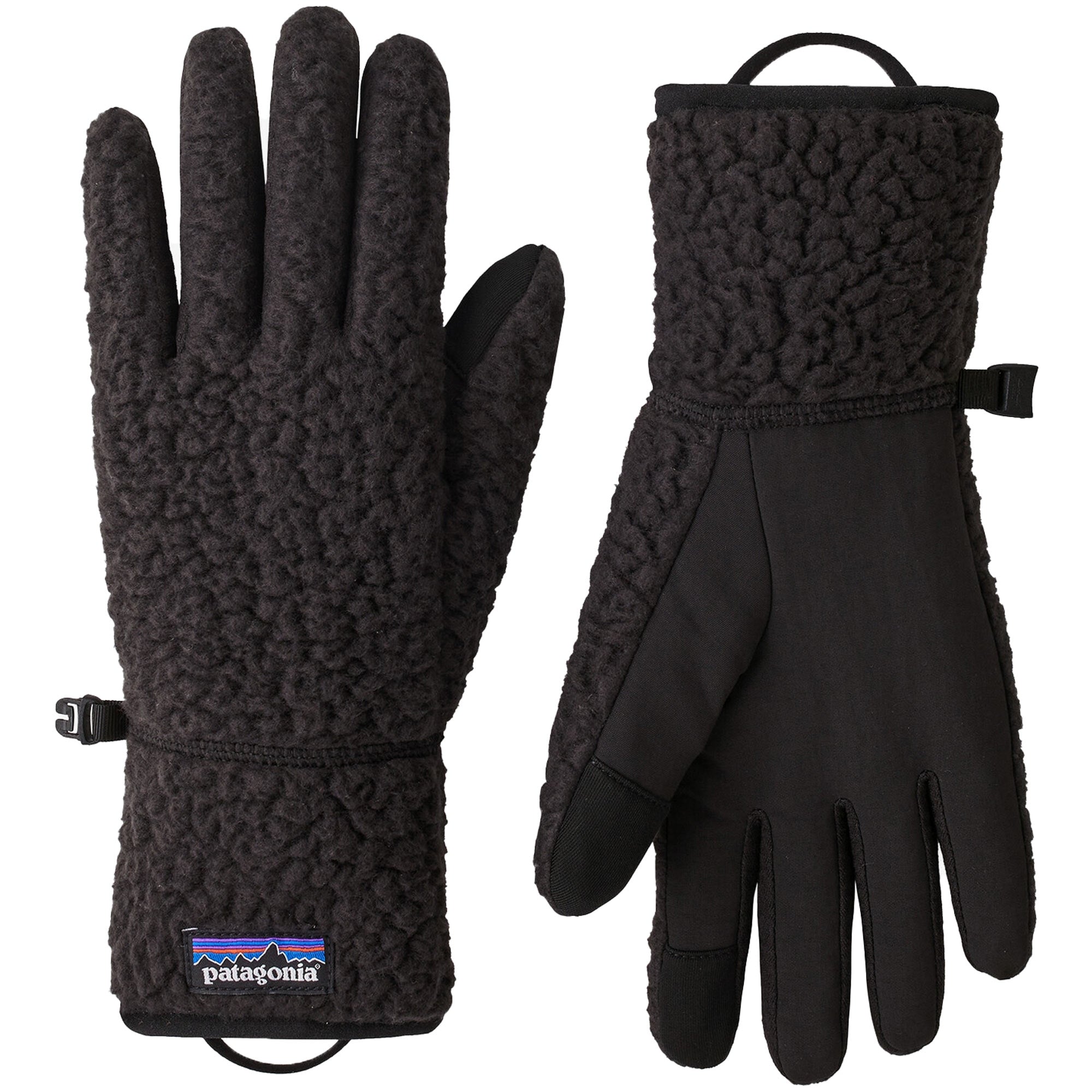 Patagonia Retro Pile Fleece Gloves - Black