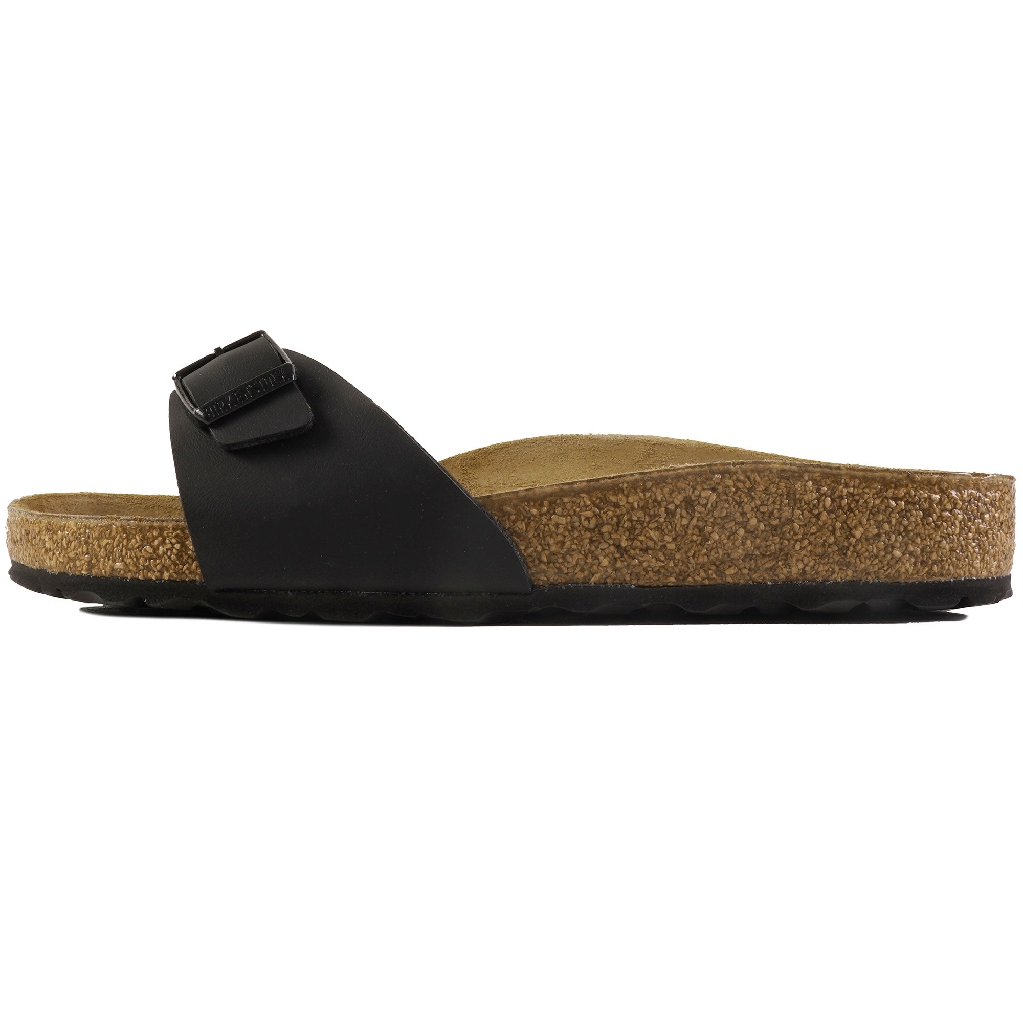 Birkenstock Womens Madrid Birko-Flor - Black