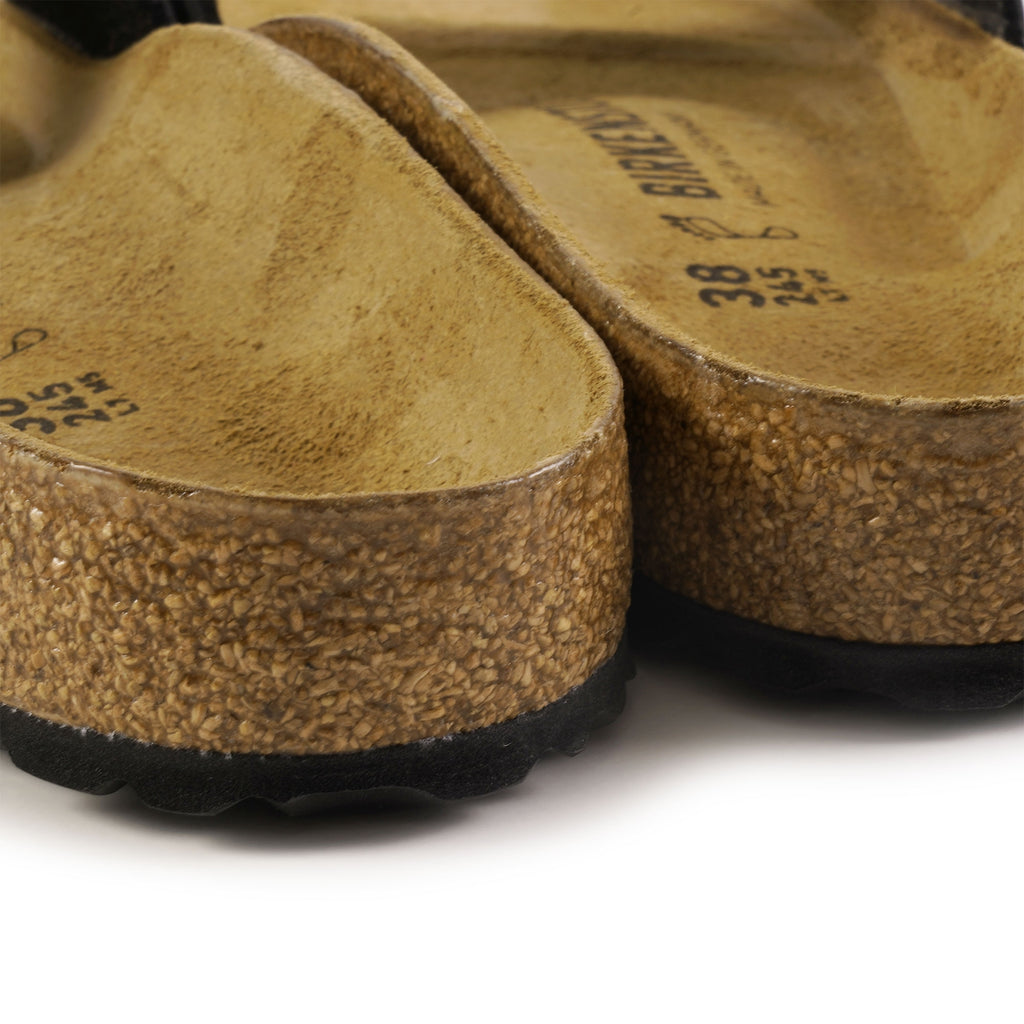 Birkenstock Womens Madrid Birko-Flor - Black