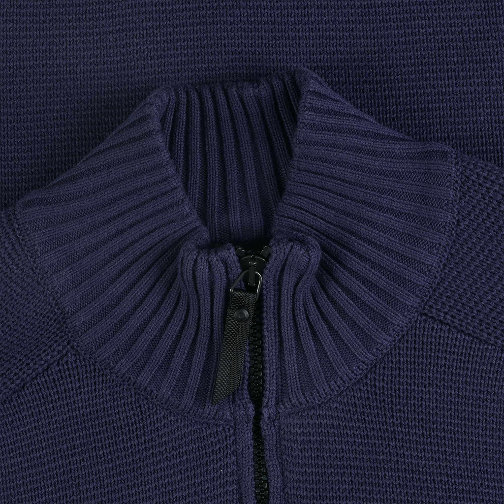 Ma Strum Milano Quarter Zip Knit - Ink Navy