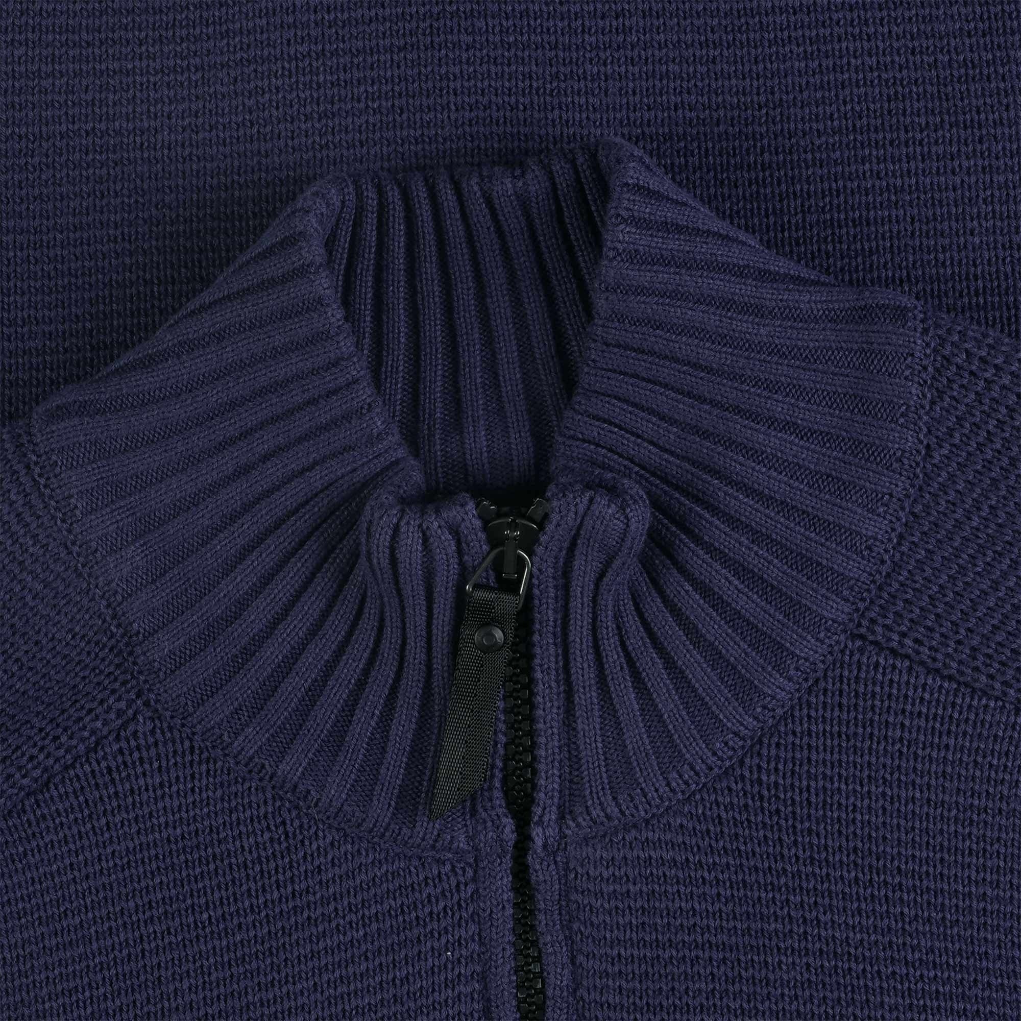 Ma Strum Milano Quarter Zip Knit - Ink Navy