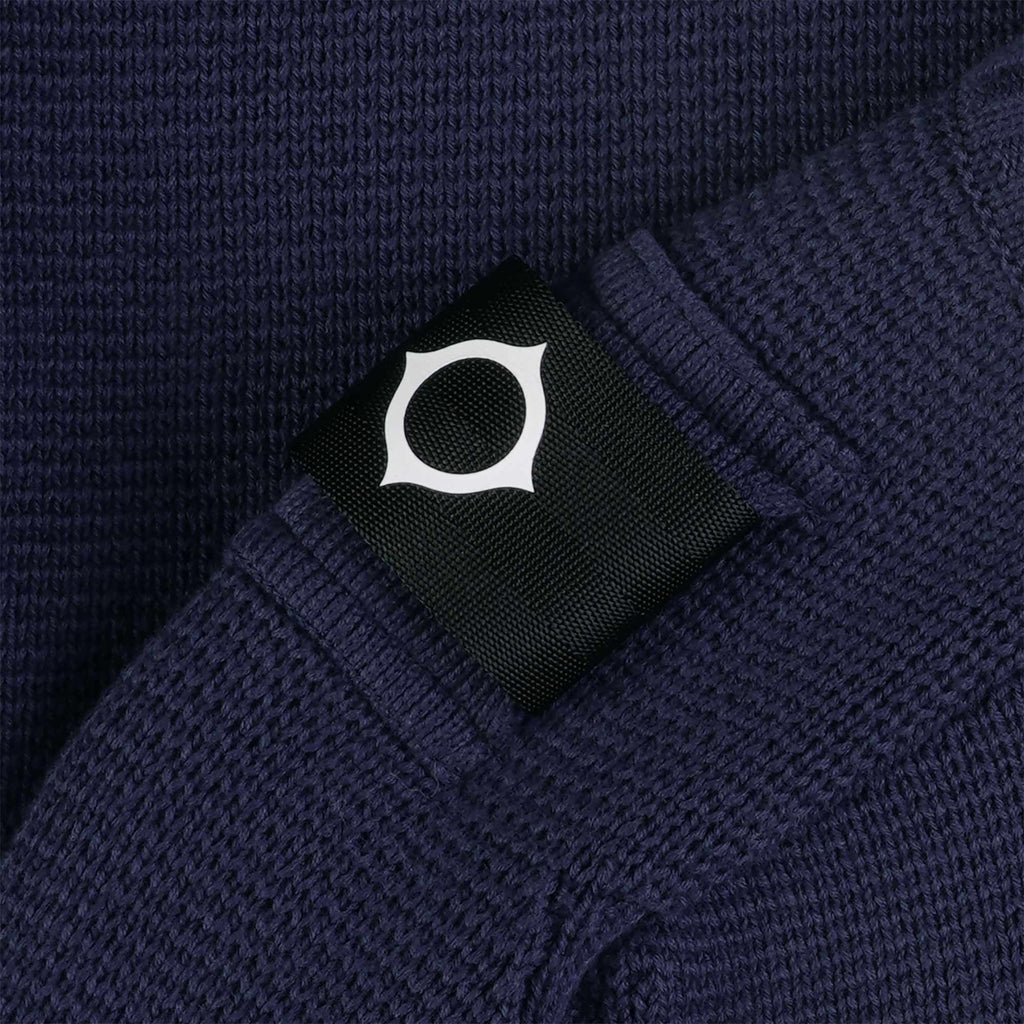 Ma Strum Milano Quarter Zip Knit - Ink Navy