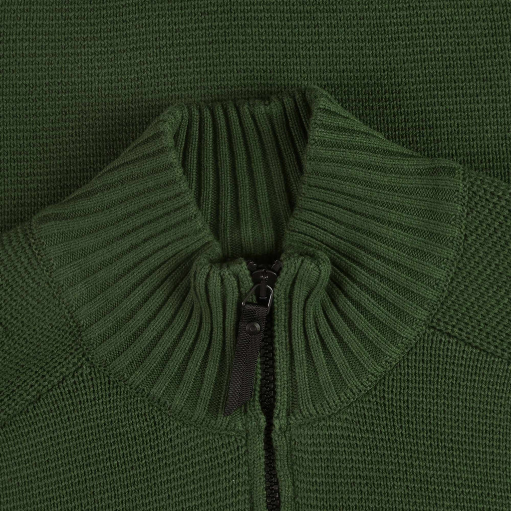 Ma Strum Milano Quarter Zip Knit - Oil Slick