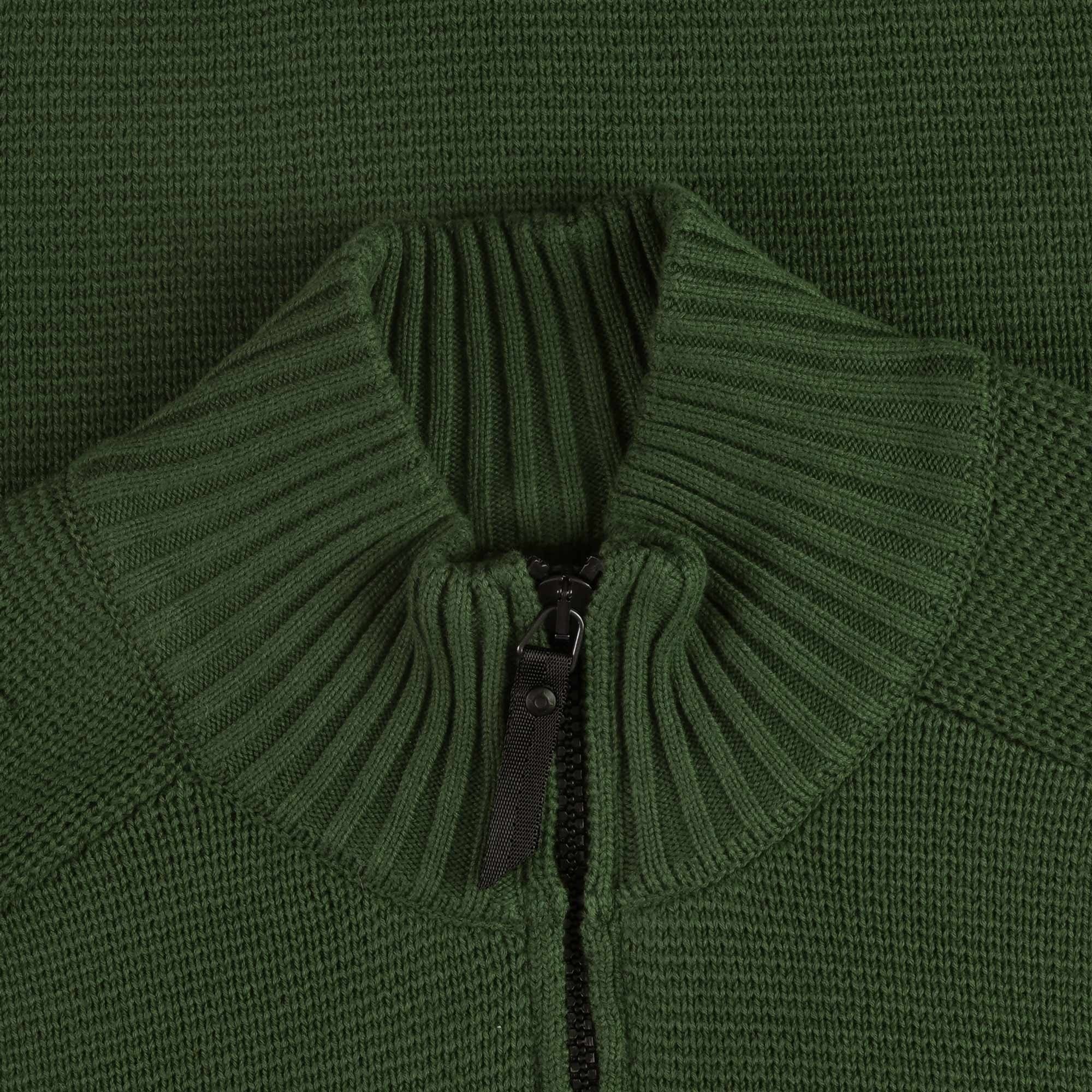 Ma Strum Milano Quarter Zip Knit - Oil Slick