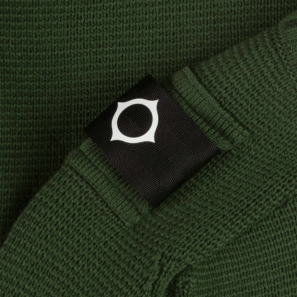 Ma Strum Milano Quarter Zip Knit - Oil Slick